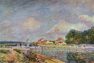 The Dam by Alfred Sisley